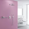 Верхний душ Excellent Actima 20х20 AREX.3022CR Хром нержавеющая сталь на потолок