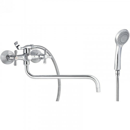 Смеситель для ванны Kaiser Carlson 11055 универсальный Хром латунь на стену