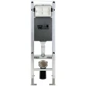 Комплект унитаза с инсталляцией WeltWasser AMBERG 350 ST + GELBACH 043 MT-GR + AMBERG RD-CR 10000012011 цвет Серый матовый с сиденьем Микролифт и клавишей смыва цвет Хром