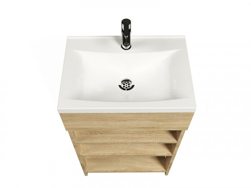 Тумба с раковиной 1MarKa Revo 50H У98621 Дуб сонома МДФ / ЛДСП