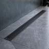 Душевой лоток AM.PM MasterFlow 80 W01SC-P11-080-01BM с Черной матовой решеткой Cut Gradient