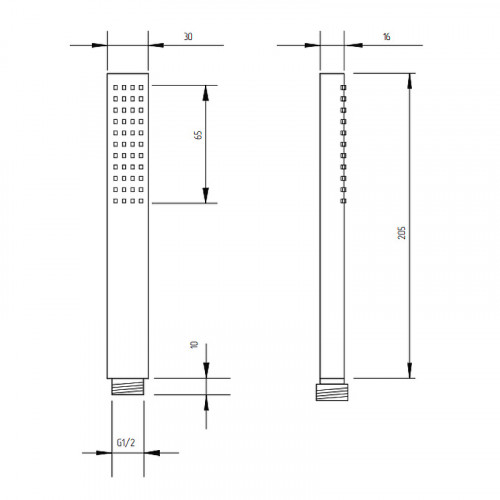 Ручной душ Migliore Ricambi 20027 Хром латунь