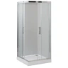 Душевой уголок Aquanet Delta Cube NPE1142 100x100 профиль Хром, стекло прозрачное