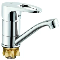 Смеситель для раковины G-Lauf 4T4-B180 Хром