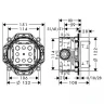 Смеситель для душа Hansgrohe Metropol 32565700S цвет Белый матовый