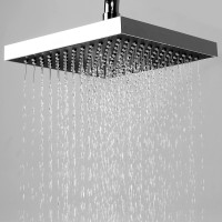 Верхний душ WasserKRAFT A028 Хром пластик на потолок