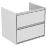 Тумба под раковину Ideal Standard Connect Air 60 E0818B2 подвесная цвет Glossy White + Matt White (Белый глянцевый + Белый матовый)