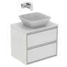 Тумба под раковину Ideal Standard Connect Air 60 E0818B2 подвесная цвет Glossy White + Matt White (Белый глянцевый + Белый матовый)
