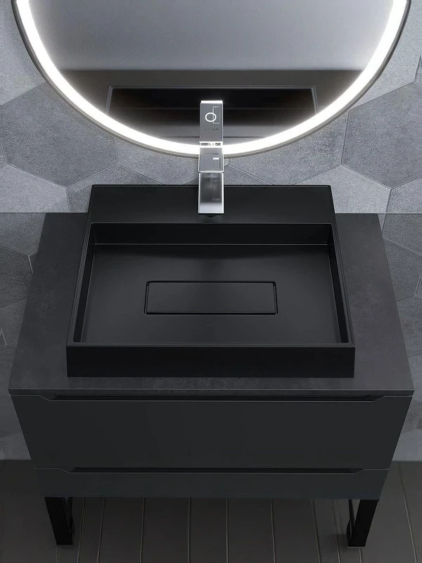 Раковина Uperwood Tanos Quartz 50 2911030051 цвет Уголь