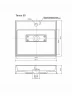 Раковина Uperwood Tanos Quartz 50 2911030051 цвет Уголь