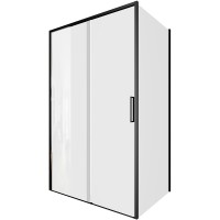 Душевой уголок Aquanet Pleasure Evo AE65-120x90-BT 120x90 324135 профиль Черный стекло прозрачное