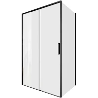 Душевой уголок Aquanet Pleasure Evo AE65-120x90-BT 120x90 324135 профиль Черный стекло прозрачное