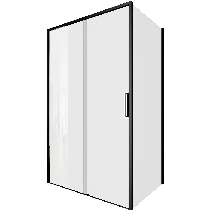 Душевой уголок Aquanet Pleasure Evo AE65-120x90-BT 120x90 324135 профиль Черный стекло прозрачное