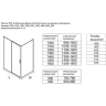 Душевой уголок Aquanet Pleasure Evo AE65-120x90-BT 120x90 324135 профиль Черный стекло прозрачное