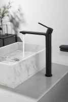 Смеситель для раковины Kaiser Serio 05411-9 Черный матовый латунь