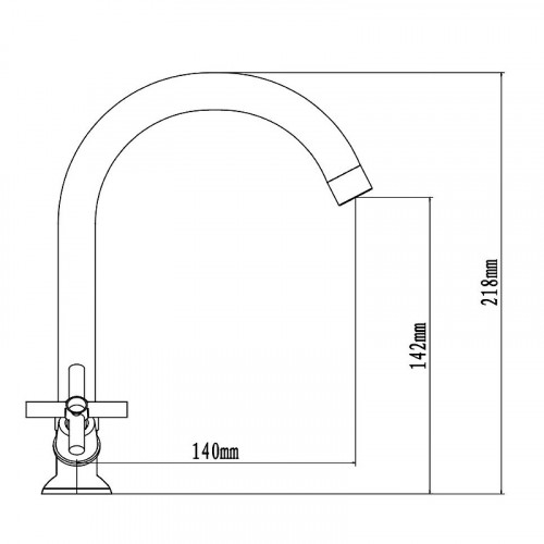 Смеситель для раковины ESKO Cancun CN 26 Хром