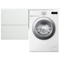 Тумба с раковиной Эстет Dallas Luxe 100 L ФР-00002313 подвесная Белая МДФ / ЛДСП