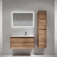 Тумба под раковину Sancos Marmi 2.0 100 R MR2.0100RECH подвесная Дуб чарльстон МДФ / ЛДСП