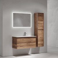 Тумба под раковину Sancos Marmi 2.0 100 R MR2.0100RECH подвесная Дуб чарльстон МДФ / ЛДСП