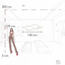 Подвесной светильник Loft it Tape Light 10403/1400 AB