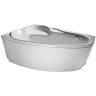 Акриловая ванна Relisan Ariadna 140x100 L Гл000000953+Гл000000955+Гл000003448 цвет Белый