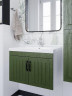 Тумба с раковиной DIWO Сочи 60 подвесная цвет Зеленый