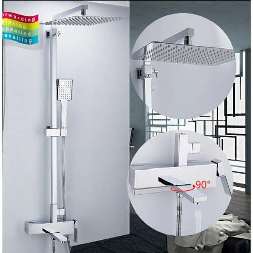 Душевая система Gappo G2418 Хром латунь на стену