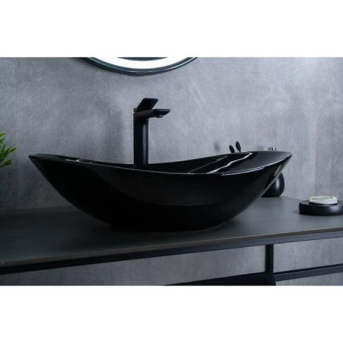 Раковина-чаша Gid Lago BL9811 61 53349 цвет Черный глянцевый