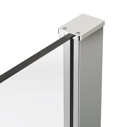 Душевой уголок Vincea Stella 140х100 VSR-1ST1014CLB профиль цвет Черный стекло прозрачное