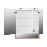 Зеркальный шкаф Roca The Gap Original 70 ZRU9307841 с подсветкой цвет Терракот