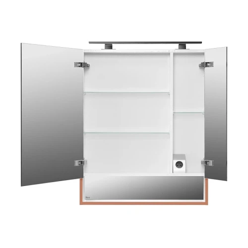 Зеркальный шкаф Roca The Gap Original 70 ZRU9307841 с подсветкой цвет Терракот