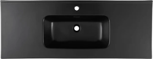 Раковина Aquanet Flat 120 329258 цвет Черный матовый