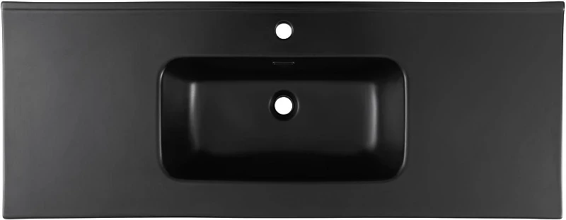 Раковина Aquanet Flat 120 329258 цвет Черный матовый