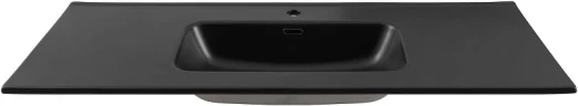 Раковина Aquanet Flat 120 329258 цвет Черный матовый