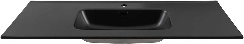 Раковина Aquanet Flat 120 329258 цвет Черный матовый