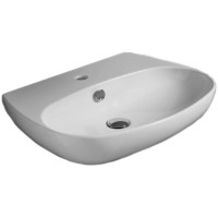 Раковина Simas Vignoni 60 VI10bi*1 Белая фаянс подвесная, накладная