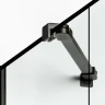Душевой уголок New Trendy New Soleo Black 90х90 R D-0285A/D-0121B профиль Черный стекло прозрачное