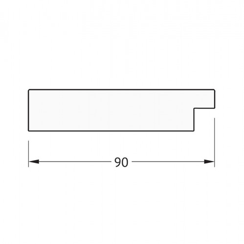 Зеркало Evoform Octagon 67х67 BY 3797 в багетной раме - Золотые дюны 90 мм стекло