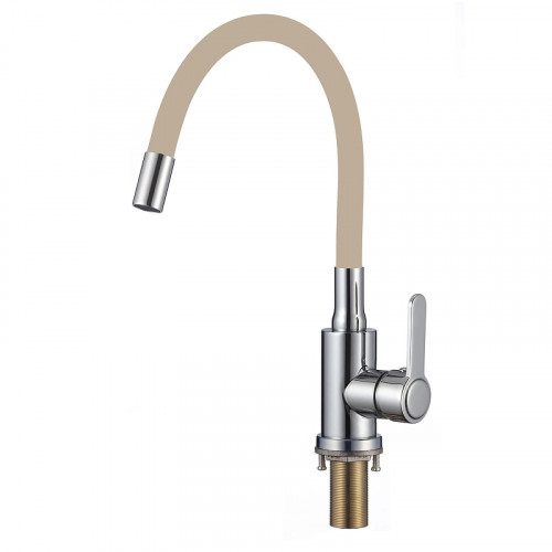 Смеситель для кухни Savol S-3002A12 цвет Хром Бежевый