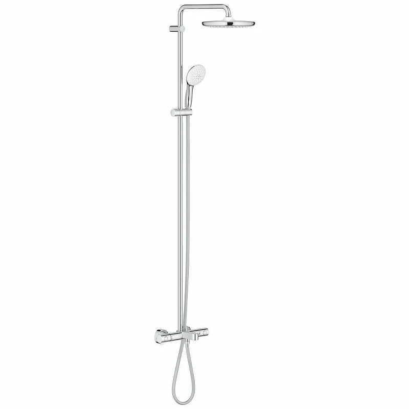 Душевая система Grohe Tempesta 250 26672001 с термостатом Хром латунь на стену