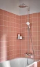 Душевая система Grohe Tempesta 250 26672001 с термостатом Хром латунь на стену