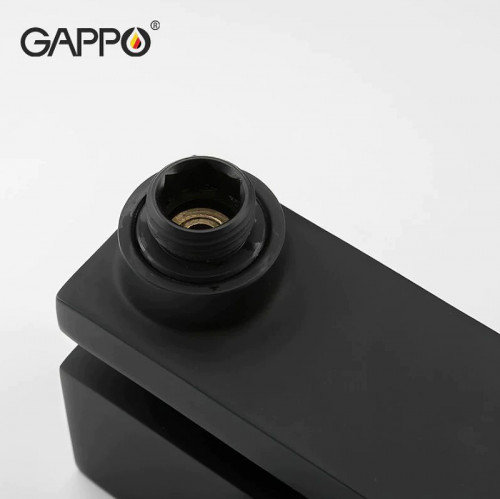 Смеситель для ванны Gappo G07-6 G3207-6 Черный матовый латунь на стену