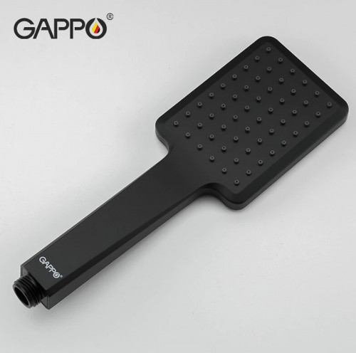 Смеситель для ванны Gappo G07-6 G3207-6 Черный матовый латунь на стену