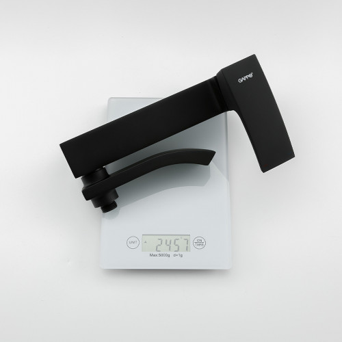 Смеситель для ванны Gappo G07-6 G3207-6 Черный матовый латунь на стену