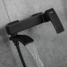 Смеситель для ванны Gappo G07-6 G3207-6 Черный матовый латунь на стену