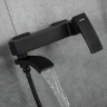 Смеситель для ванны Gappo G07-6 G3207-6 Черный матовый латунь на стену