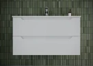 Тумба под раковину Sancos Norma 2.0 80 NR2.080W подвесная Белый глянец МДФ / ЛДСП