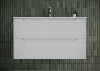 Тумба под раковину Sancos Norma 2.0 80 NR2.080W подвесная Белый глянец МДФ / ЛДСП
