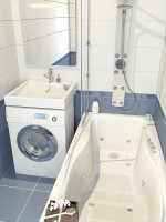 Раковина Altasan Lux 60x60 UPP60LUXs на стиральную машину Белая искусственный камень (литьевой мрамор) на стиральную машину