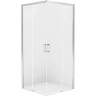 Душевой уголок New Trendy Prime Chrome 70х90 D-0348A/D-0297A профиль Хром стекло прозрачное